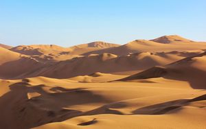 Превью обои дюны, пустыня, песок, холмы