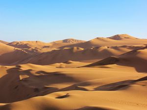 Превью обои дюны, пустыня, песок, холмы