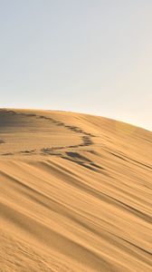 Превью обои дюны, пустыня, песок, тень, природа