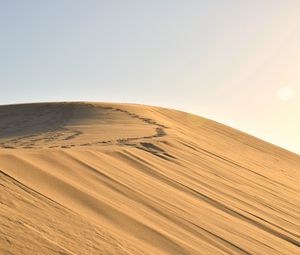 Превью обои дюны, пустыня, песок, тень, природа