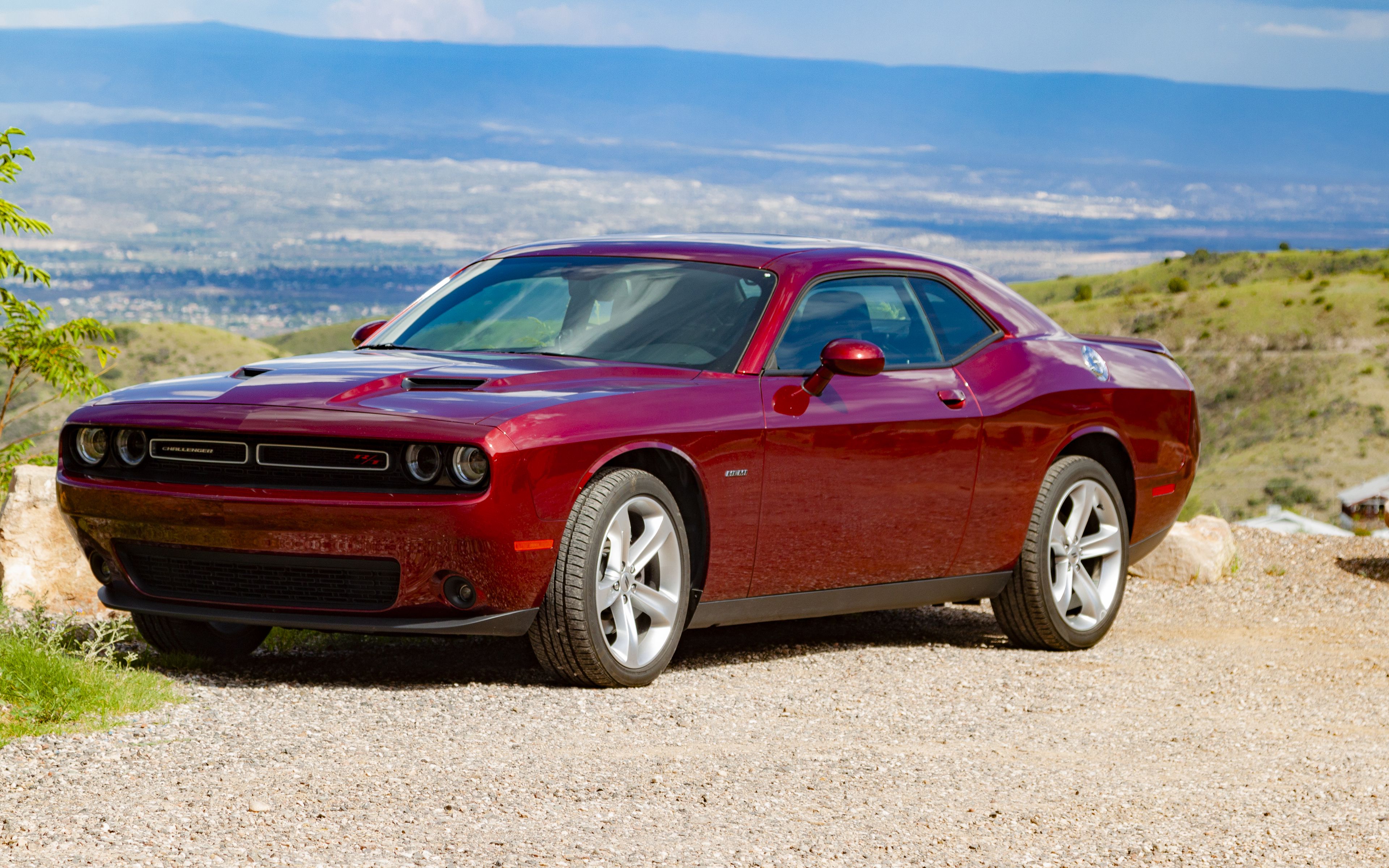 Dodge Challenger Red 4k