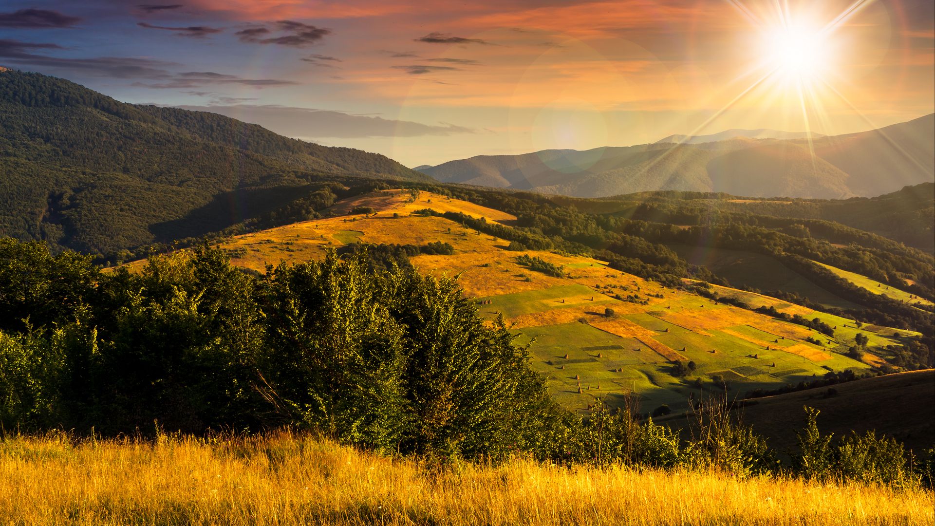 Фото долина солнца