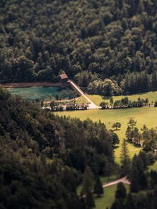 Превью обои долина, водохранилище, озеро