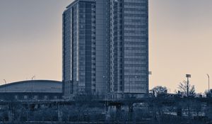 Превью обои дом, здание, архитектура, деревья