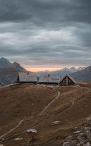 Превью обои дом, здания, горы, природа