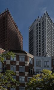 Превью обои дом, здания, небоскребы, архитектура, небо
