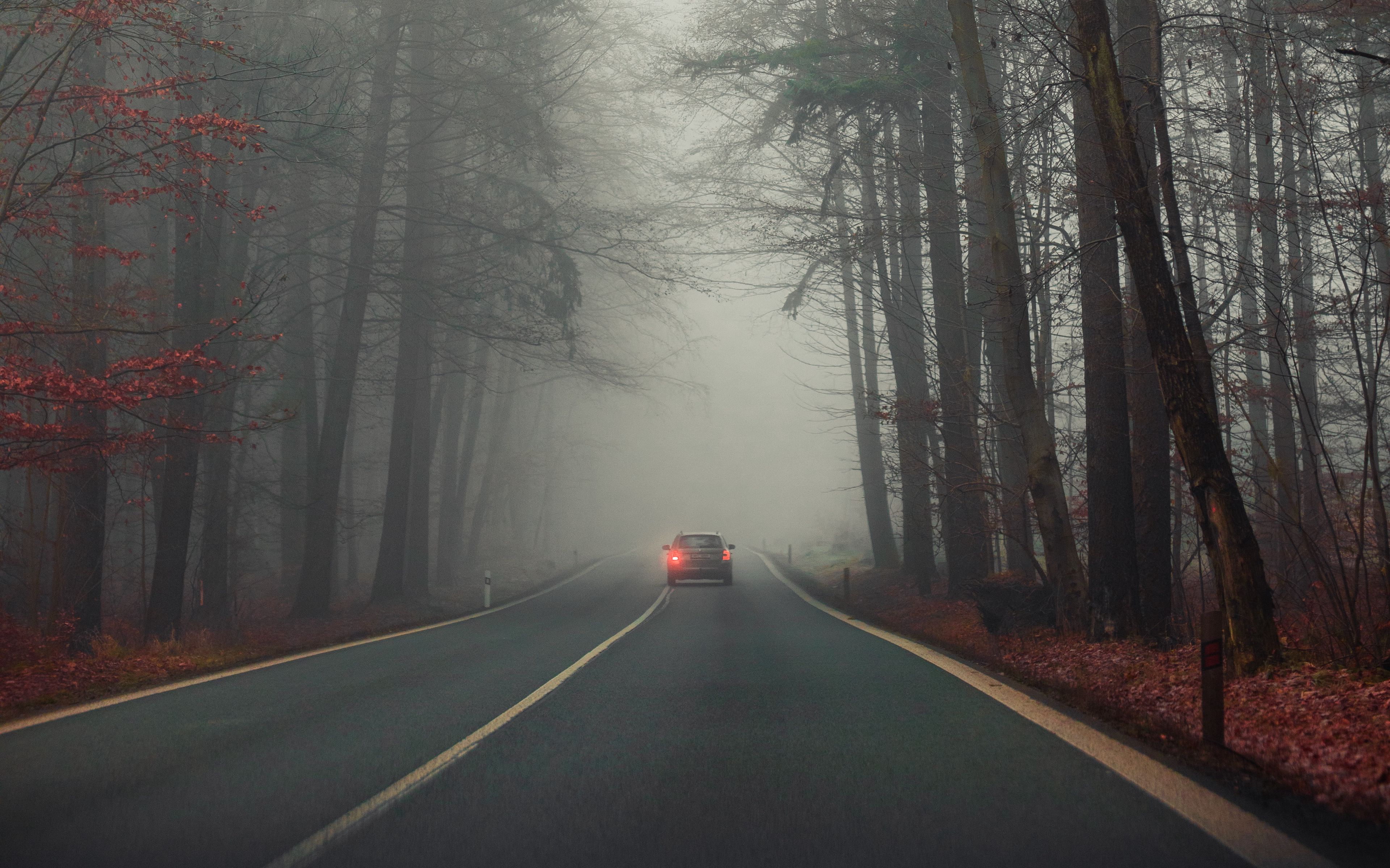 Машина в тумане