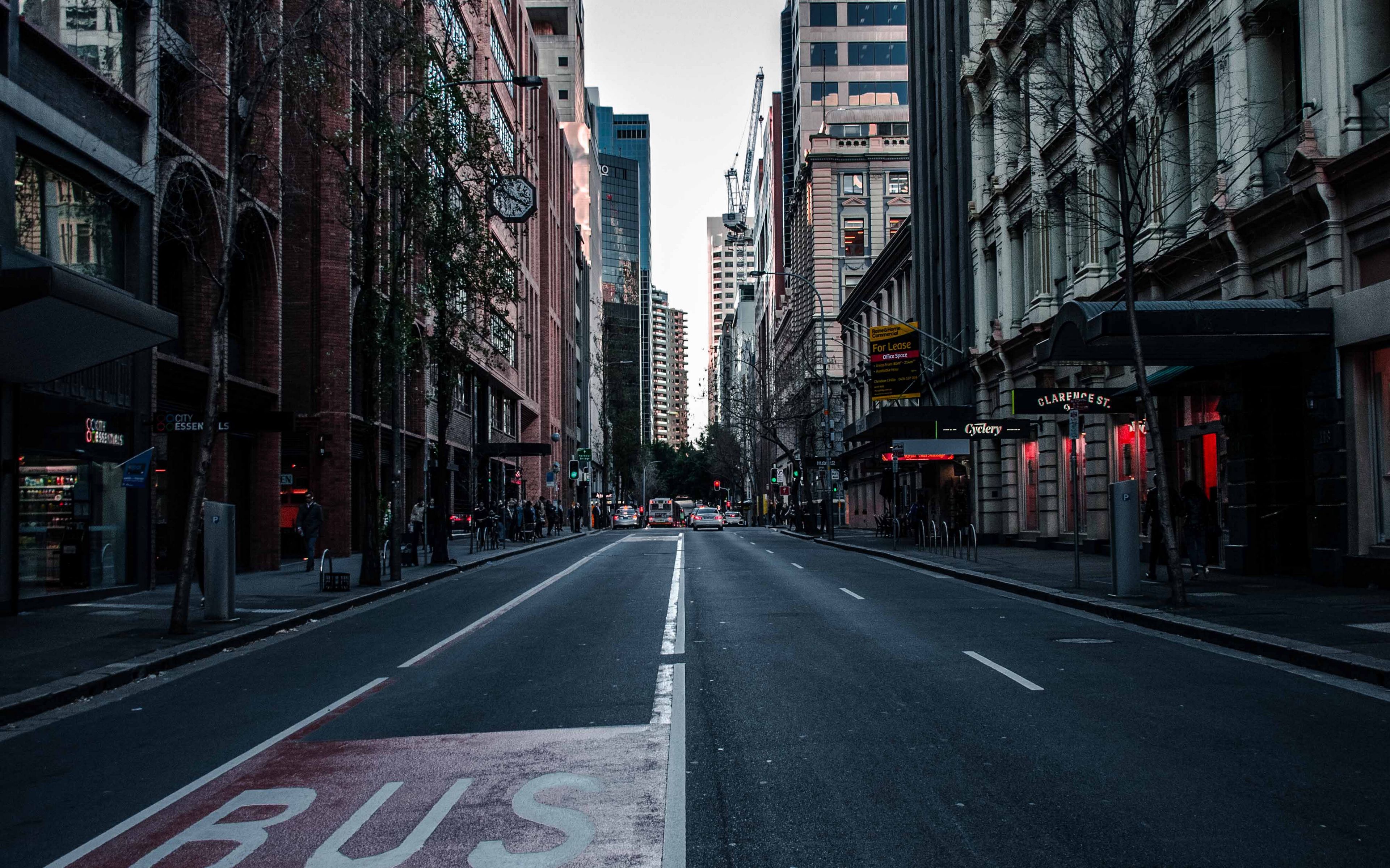 Пустые улицы Нью-Йорка