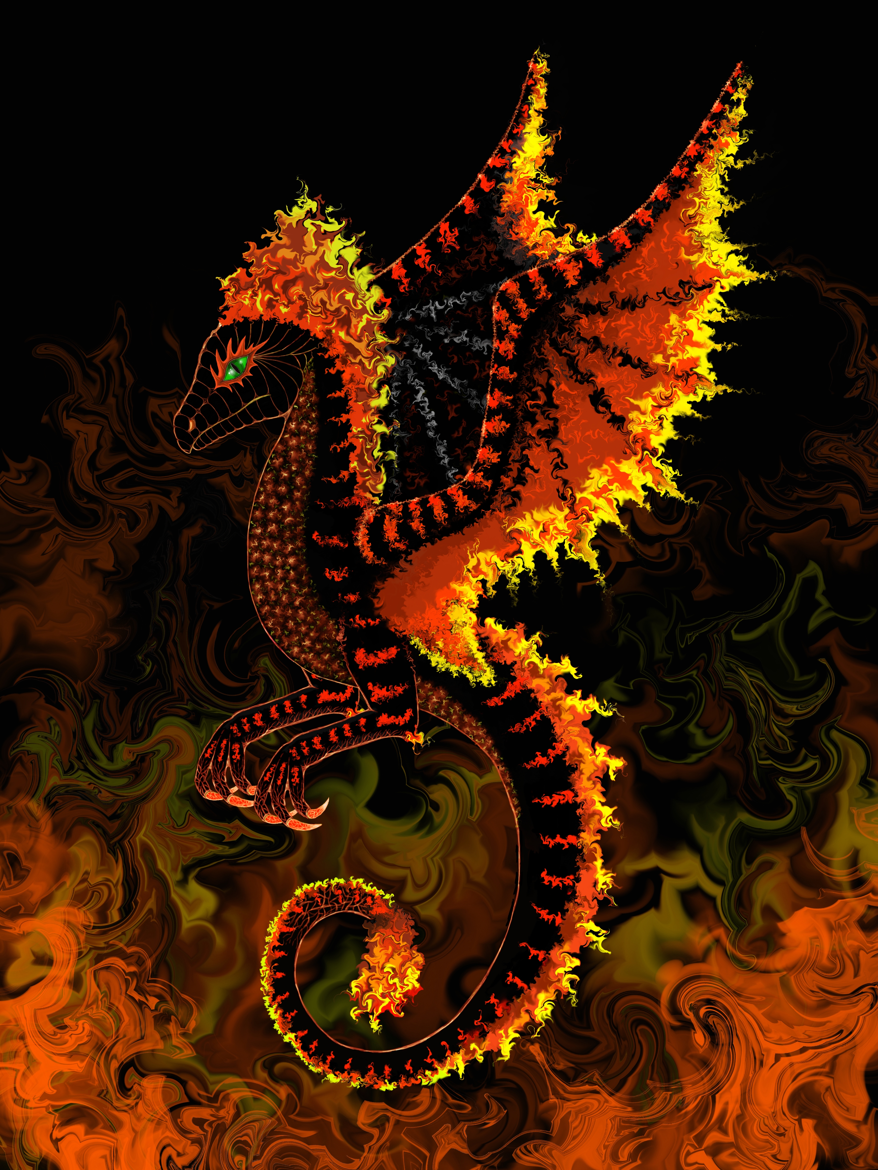 Год дракона красивый дракон
