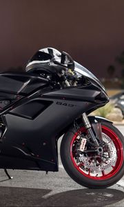 Превью обои ducati, 848, байк, вид сбоку