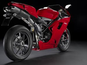 Превью обои дукати, мотобайк, красный, ducati 1198