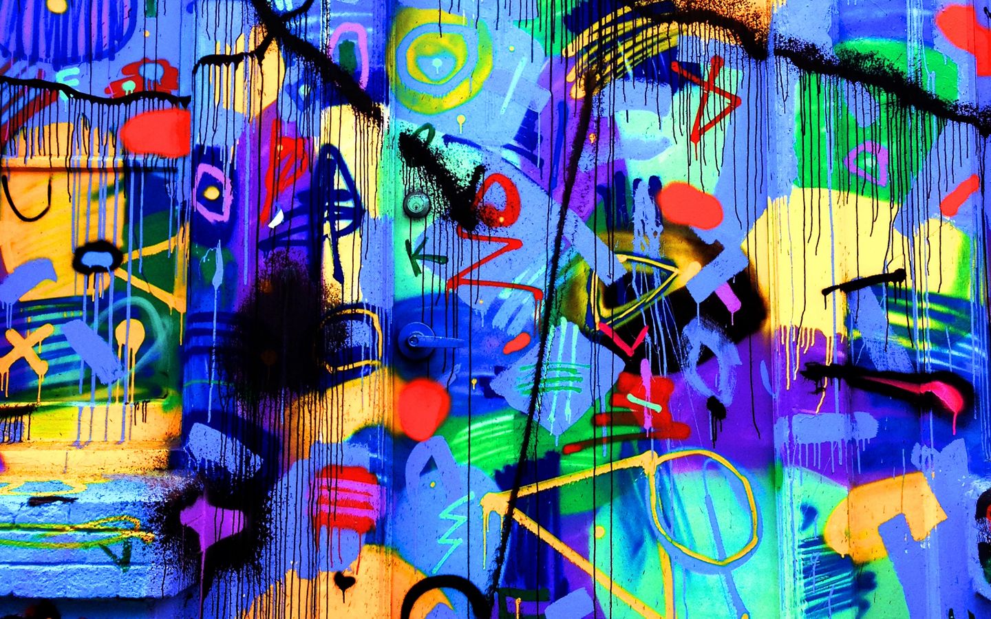 Абстрактное граффити рисунки