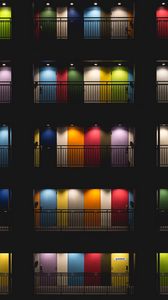 Превью обои двери, разноцветный, токио, япония