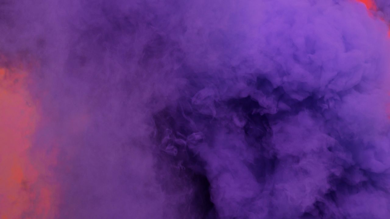 Обои дым, фиолетовый, пелена