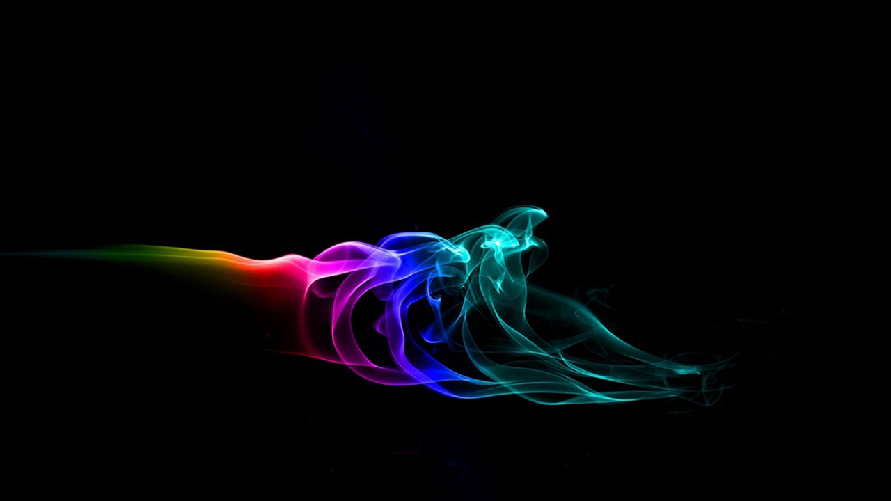 Обои дым, форма, разноцветный, яркий