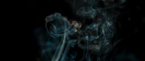 Превью обои дым, облако, серый, абстракция