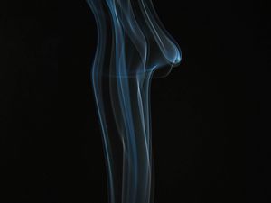 Превью обои дым, прозрачный, минимализм, темный