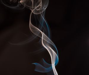 Превью обои дым, волны, прозрачный, абстракция