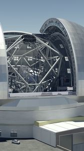 Превью обои e-elt, european extremely large telescope, европейский чрезвычайно большой телескоп, чили