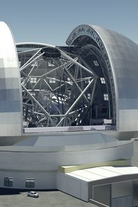 Превью обои e-elt, european extremely large telescope, европейский чрезвычайно большой телескоп, чили