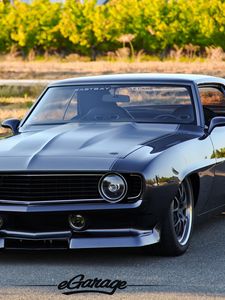 Превью обои egarage, muscle car, chevrolet, camaro