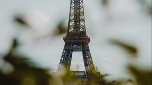 Превью обои эйфелева башня, башня, архитектура, париж, франция
