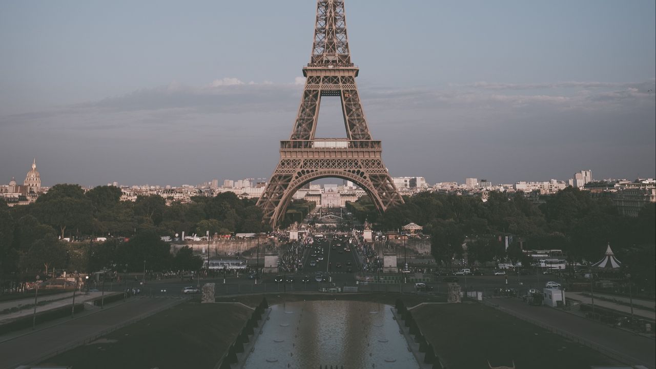 Обои эйфелева башня, париж, город, архитектура, здания