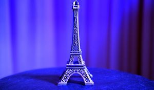 Превью обои эйфелева башня, статуэтка, париж, сувенир, франция