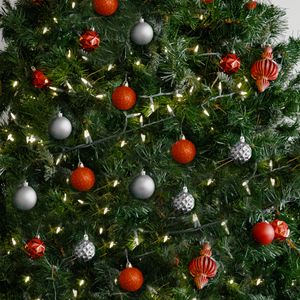 Превью обои елка, гирлянды, украшения, новый год, рождество, праздник