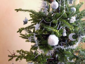Превью обои елка, игрушки, праздник, украшения, новый год
