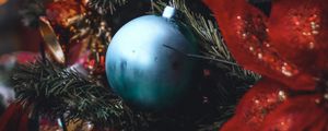 Превью обои елка, украшения, новый год, рождество, праздники