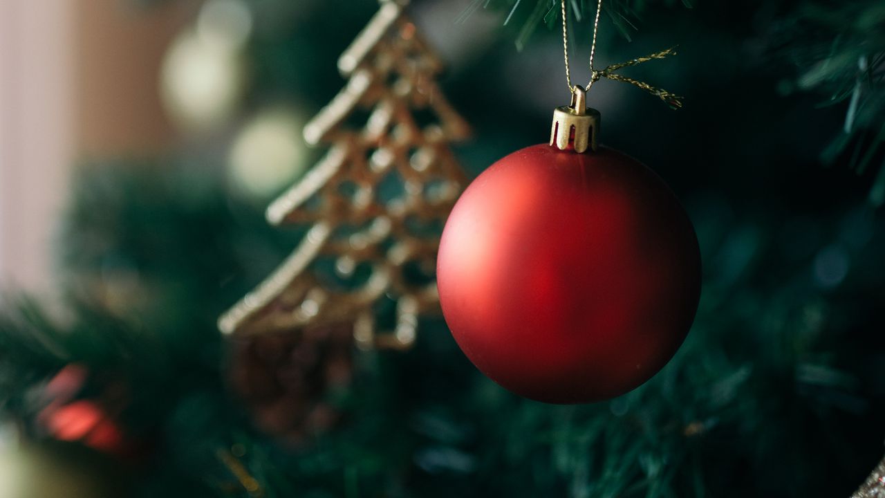 Обои елка, украшения, праздник, новый год, рождество