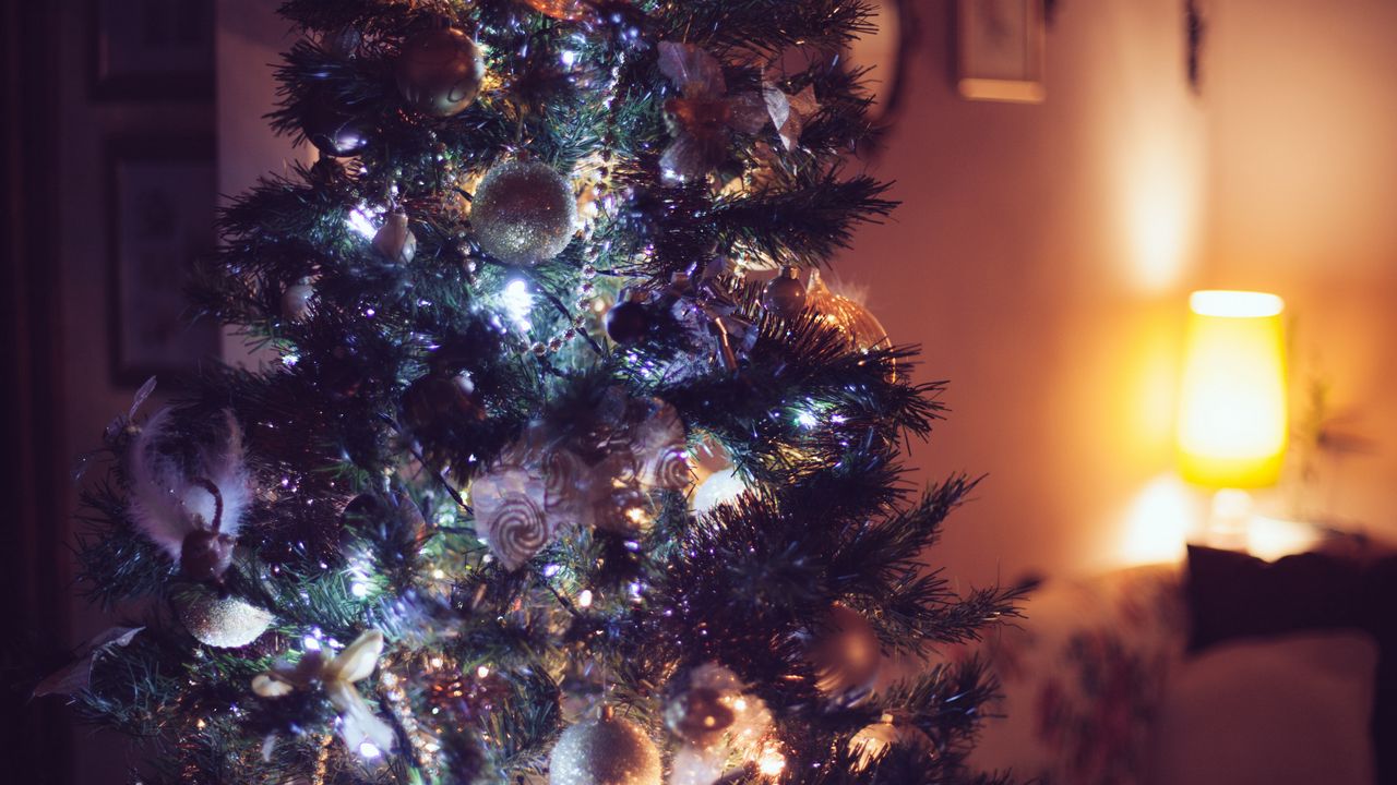 Обои елка, украшения, рождество, новый год