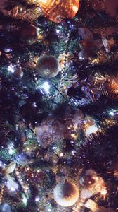 Превью обои елка, украшения, рождество, новый год