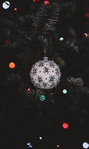 Превью обои елочная игрушка, рождество, новый год, шар, елка, украшение