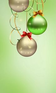 Превью обои елочное украшение, новый год, рождество, шары