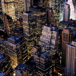 Превью обои эмпайр стейт билдинг, нью-йорк, сша, небоскребы, строения