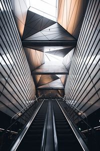 Превью обои эскалатор, метро, интерьер, архитектура, здание
