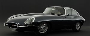 Превью обои e-type, jaguar, ретро, спорткар