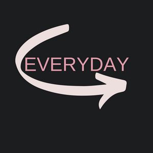 Превью обои everyday, стрелка, надпись, мотивация, слово