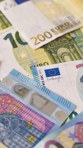 Превью обои евро, деньги, банкноты, купюры, наличные