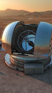 Превью обои европейский чрезвычайно большой телескоп, european extremely large telescope, чили, наука