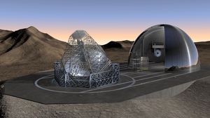 Превью обои европейский чрезвычайно большой телескоп, european extremely large telescope, e-elt, чили, 2014