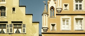 Превью обои фасады, архитектура, здания, окна, ставни