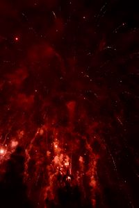 Превью обои фейерверк, ночь, небо, искры