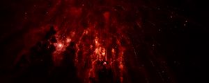 Превью обои фейерверк, ночь, небо, искры