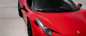 Превью обои ferrari 458, ferrari, автомобиль, спорткар, красный