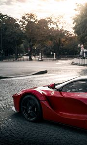 Превью обои ferrari 458, ferrari, автомобиль, спорткар, вид сбоку