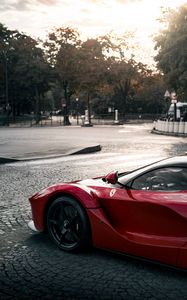 Превью обои ferrari 458, ferrari, автомобиль, спорткар, вид сбоку