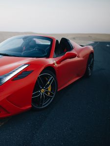 Превью обои ferrari 458, ferrari, спорткар, красный